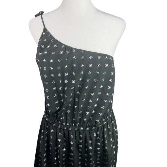 Madewell Womens Silk Tie-Shoulder Maxi Dress in Scatterblock Print Size 12 - Picture 9 of 15